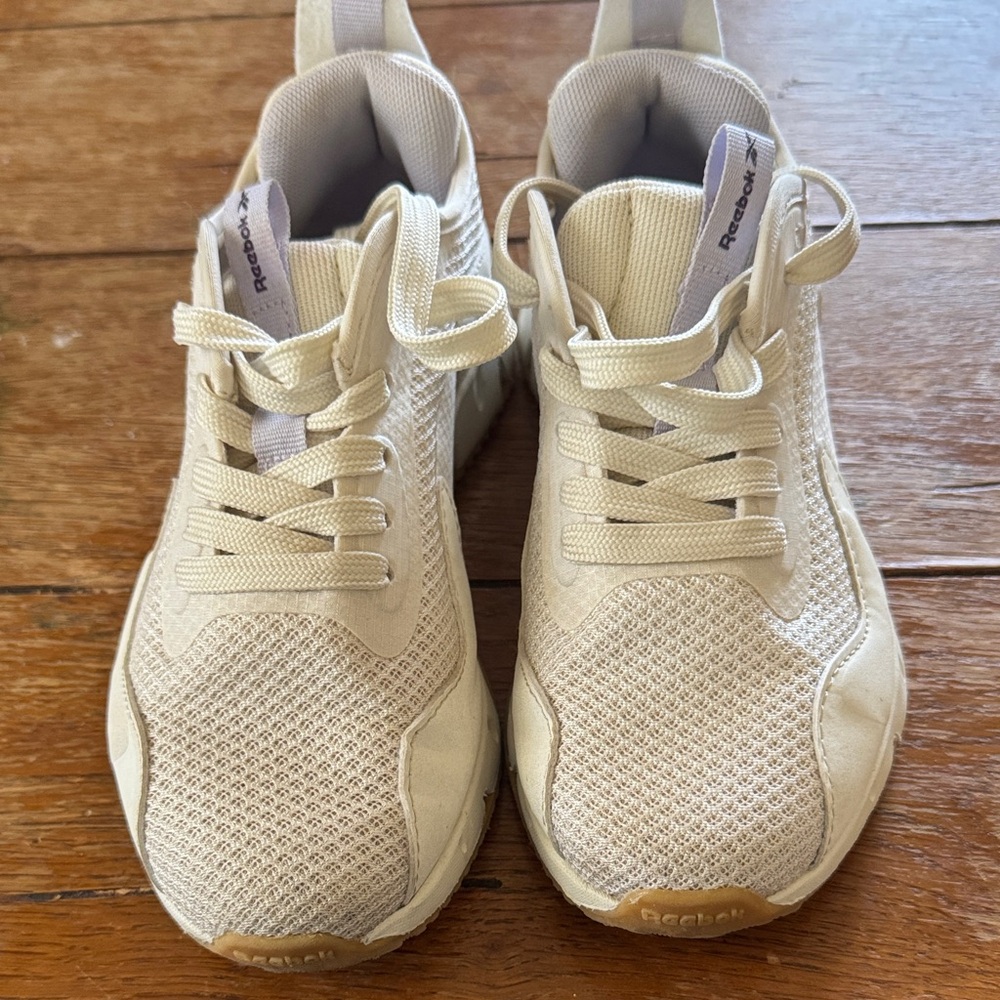 Reebok Cream Mesh Sneakers